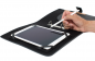 Preview: Ledermappe 'Musik' für iPads/Tablets schwarz